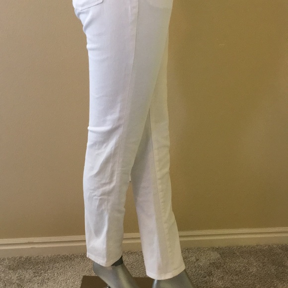 LRL Lauren Ralph Lauren White Classic Straight Jeans petite - Picture 13 of 16